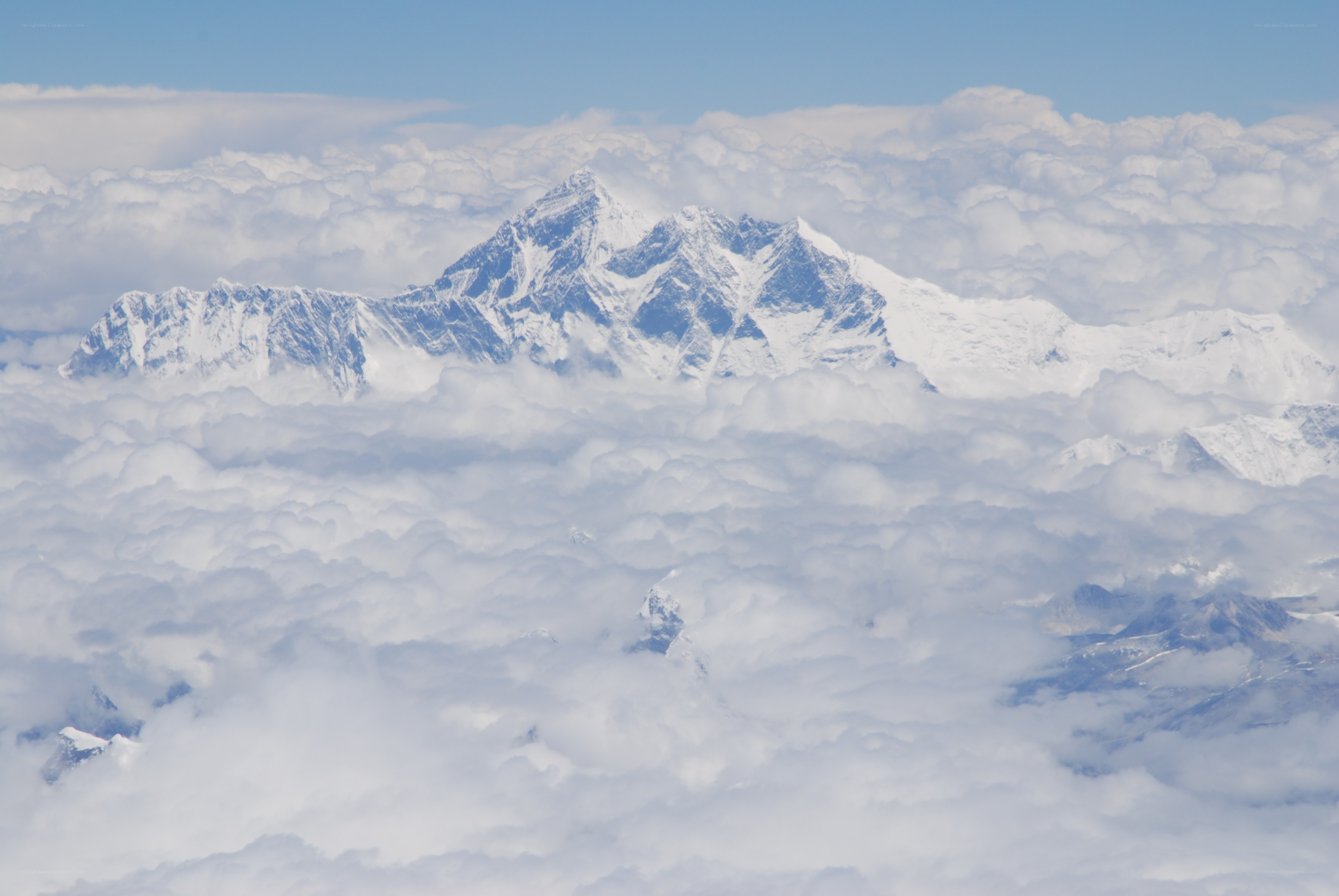 Everest above the clouds