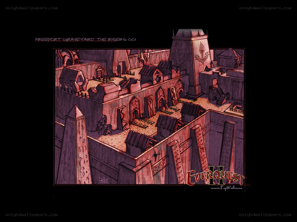 EverQuest II graveyard concept art