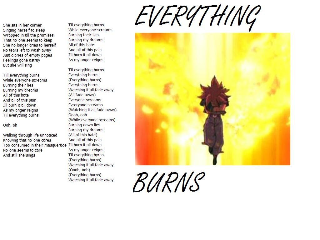 Everything Burns lyrics