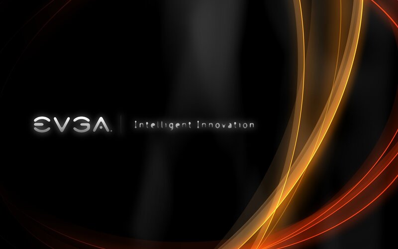 EVGA brand logo with tagline