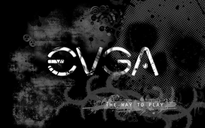 EVGA Logo on Background