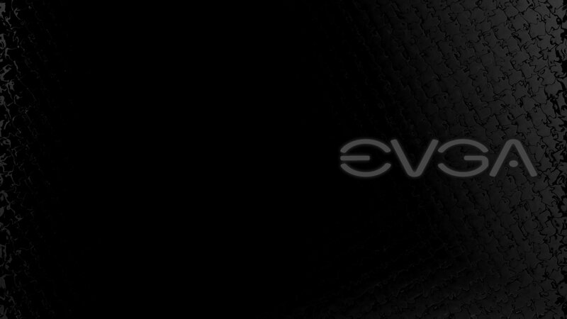 EVGA Logo on Dark Background — Black, Digital Art