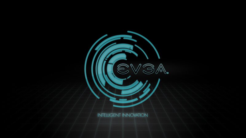 EVGA Logo on Grid — Black