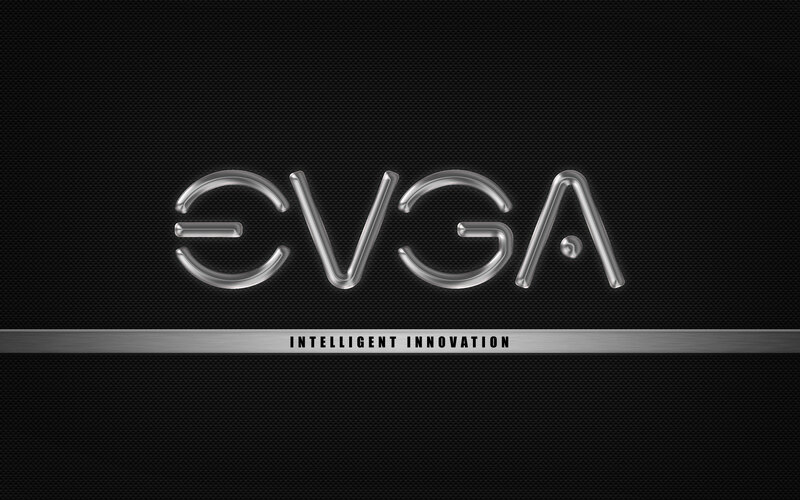 EVGA logo with tagline