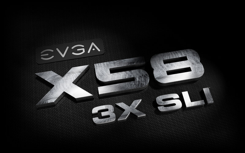 EVGA X58 3x SLI Logo — Black