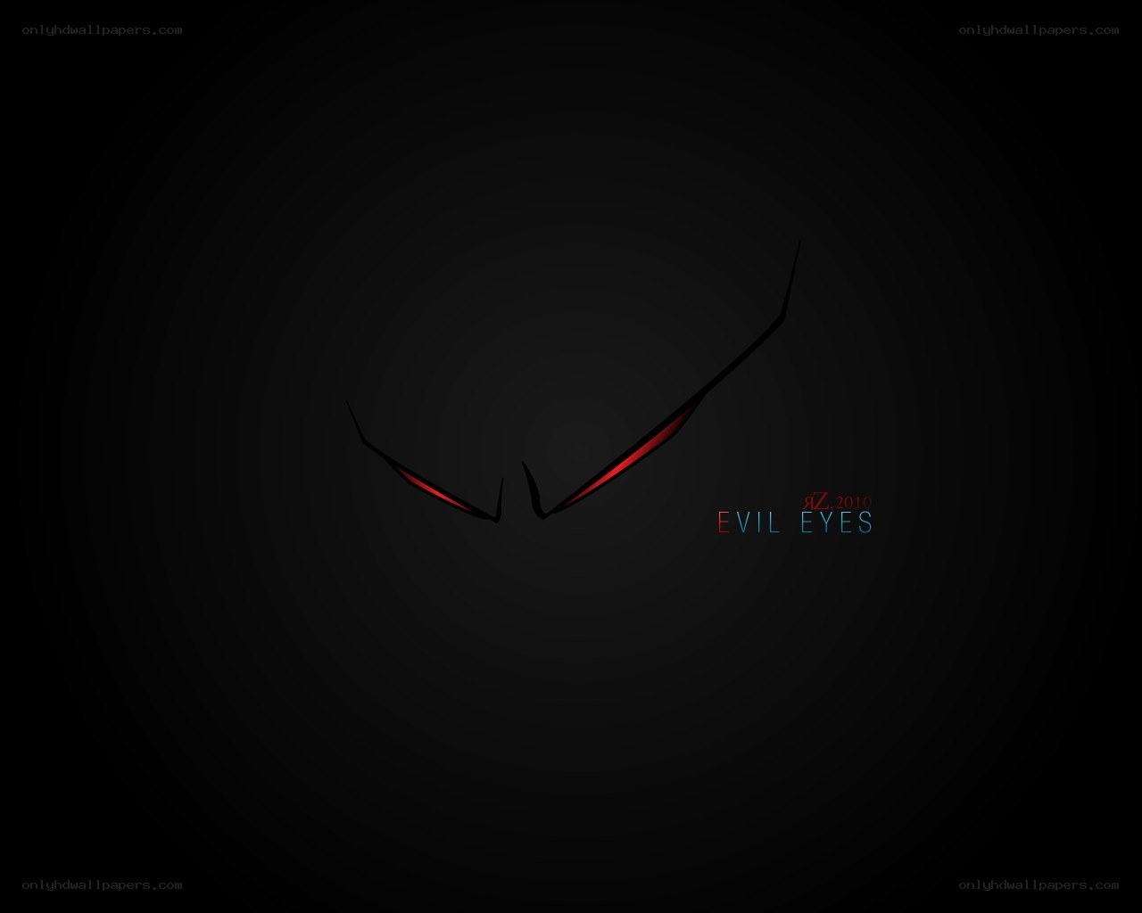 Evil eyes logo art