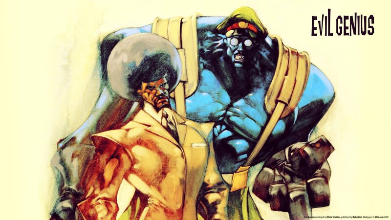Evil Genius game art