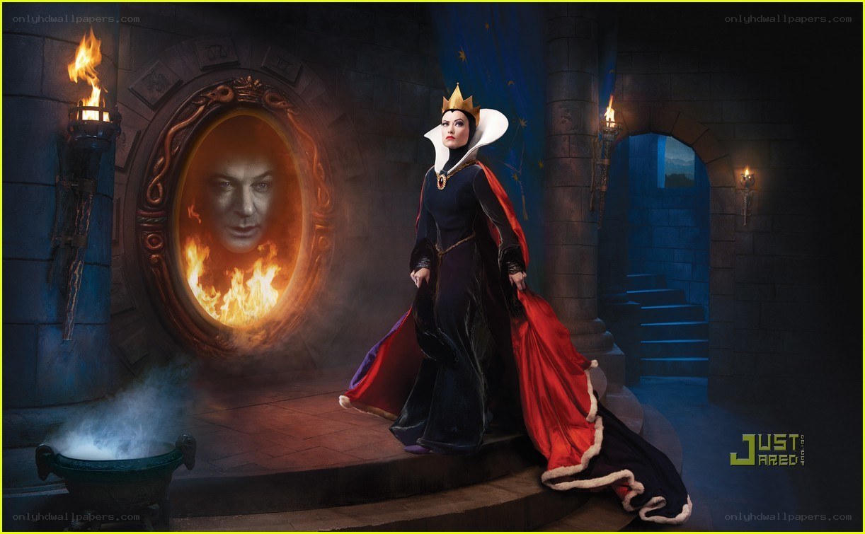 Evil Queen in castle