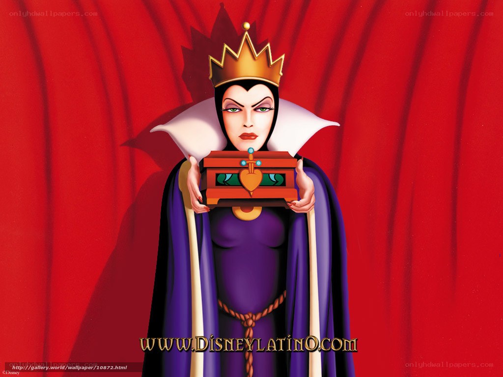 Evil Queen with poisoned apple