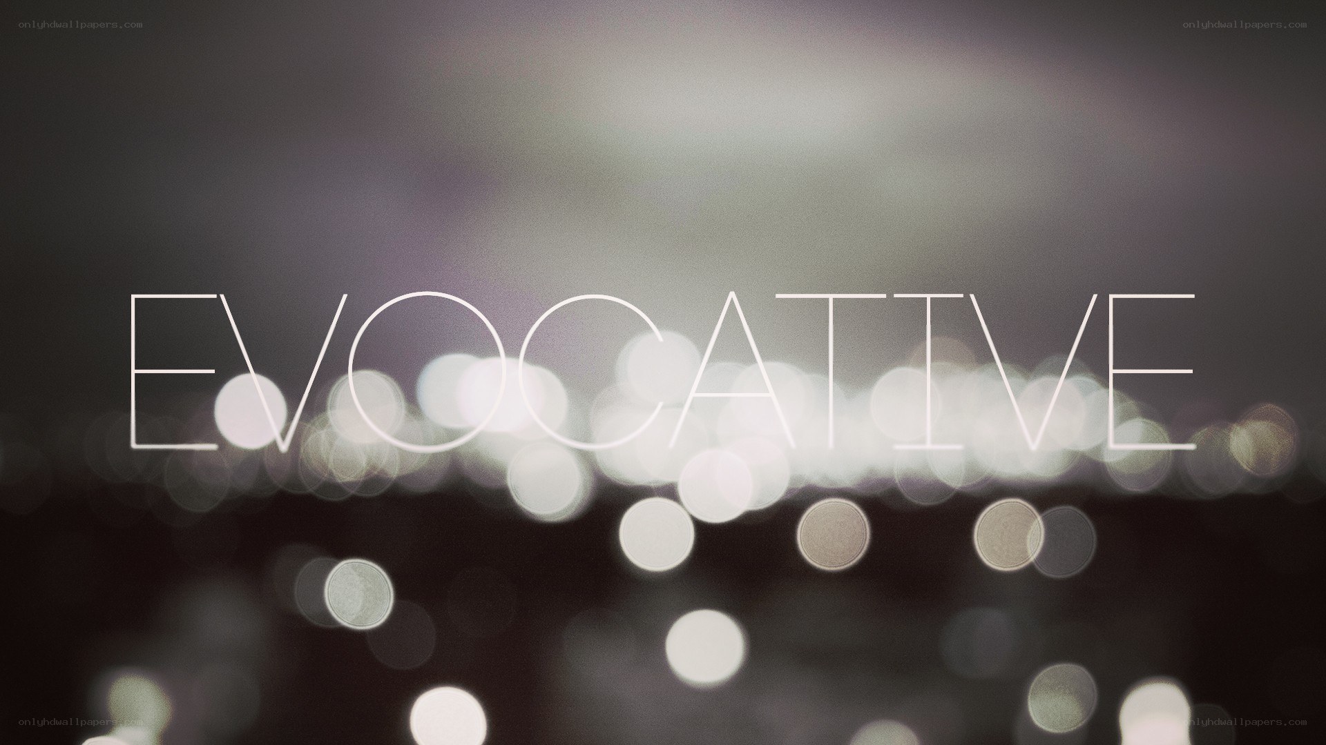evocative city lights