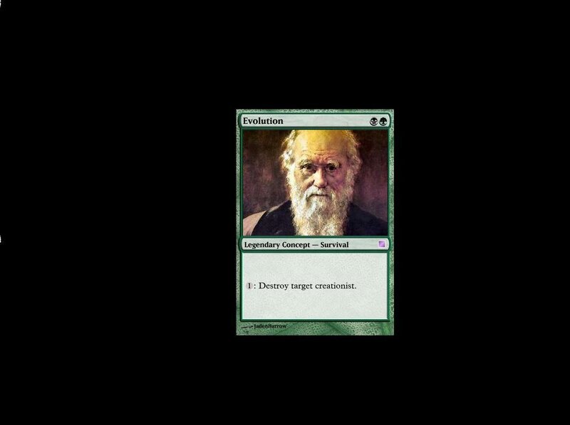 Evolution concept card