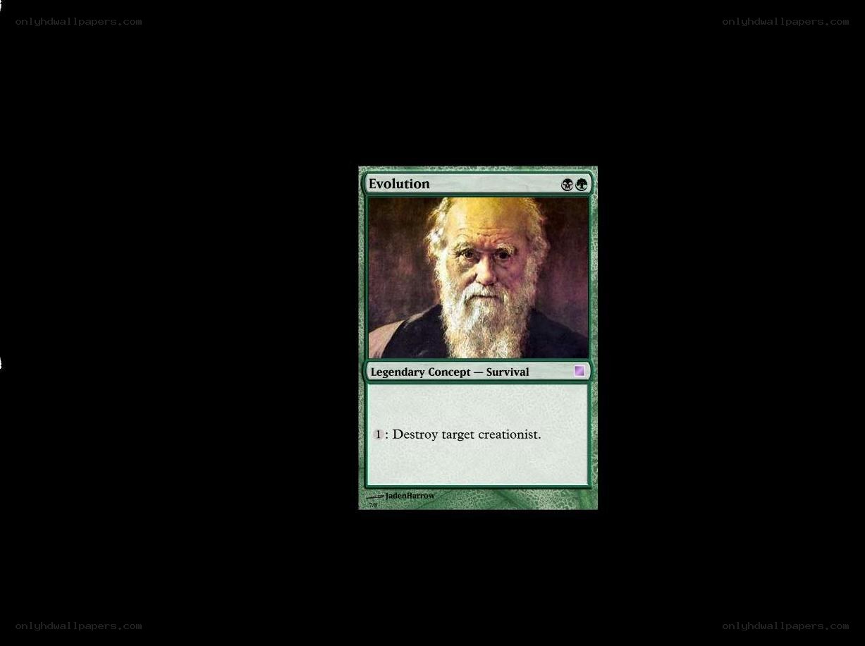 Evolution concept card