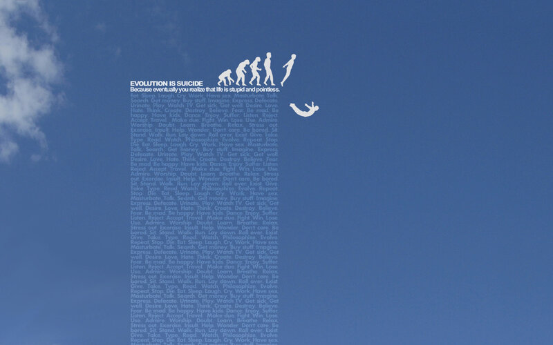 Evolution Diagram with Text