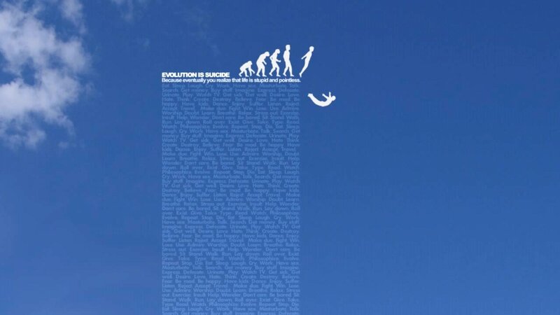 Evolution Graphic with Text