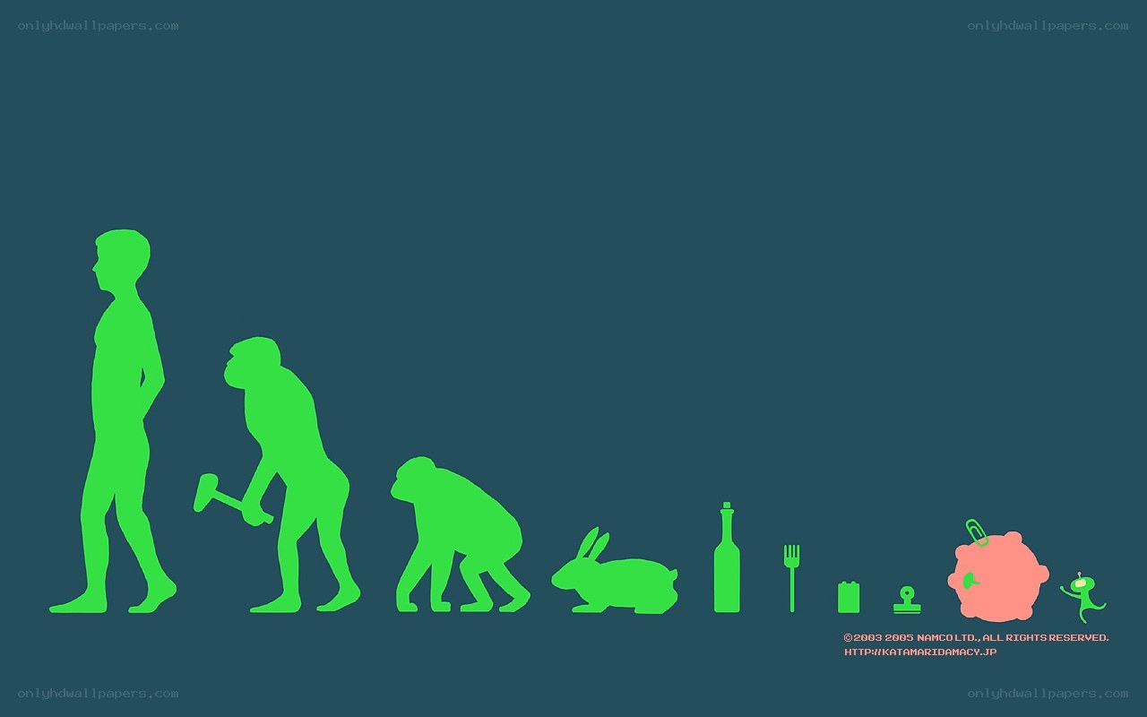 evolution of a character