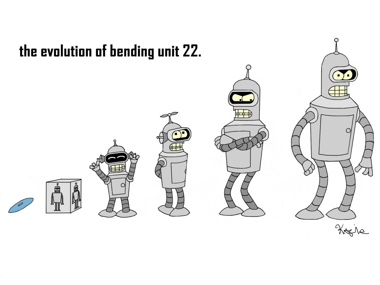 evolution of bending unit 22
