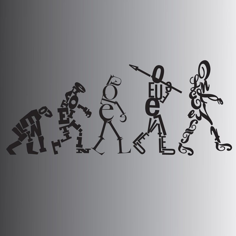 Evolution of human figures