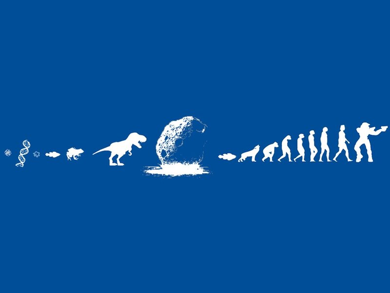 Evolution of Life — Blue