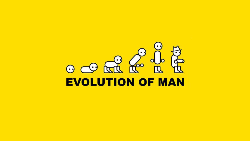evolution of man