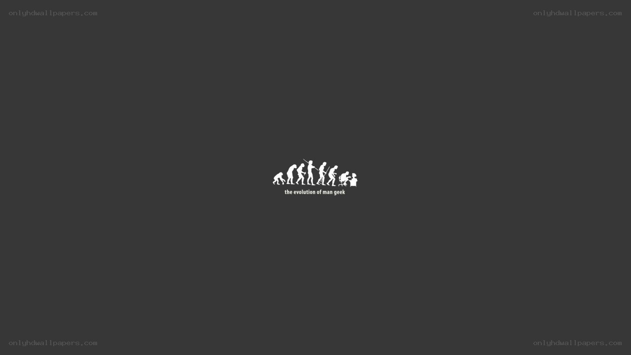 evolution of man geek