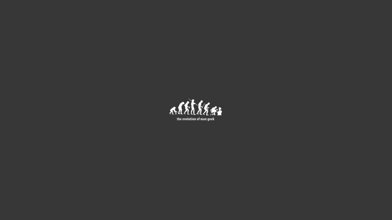 Evolution of Man Geek — Gray