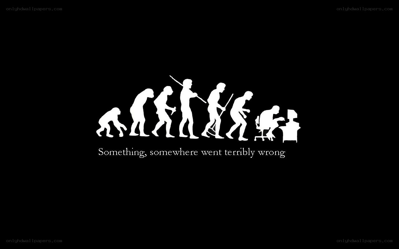 evolution of man humor