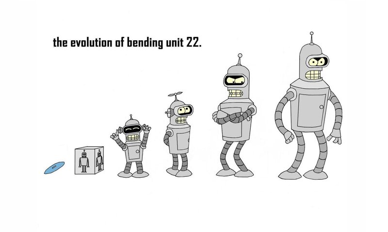 Evolution of Robot — Gray