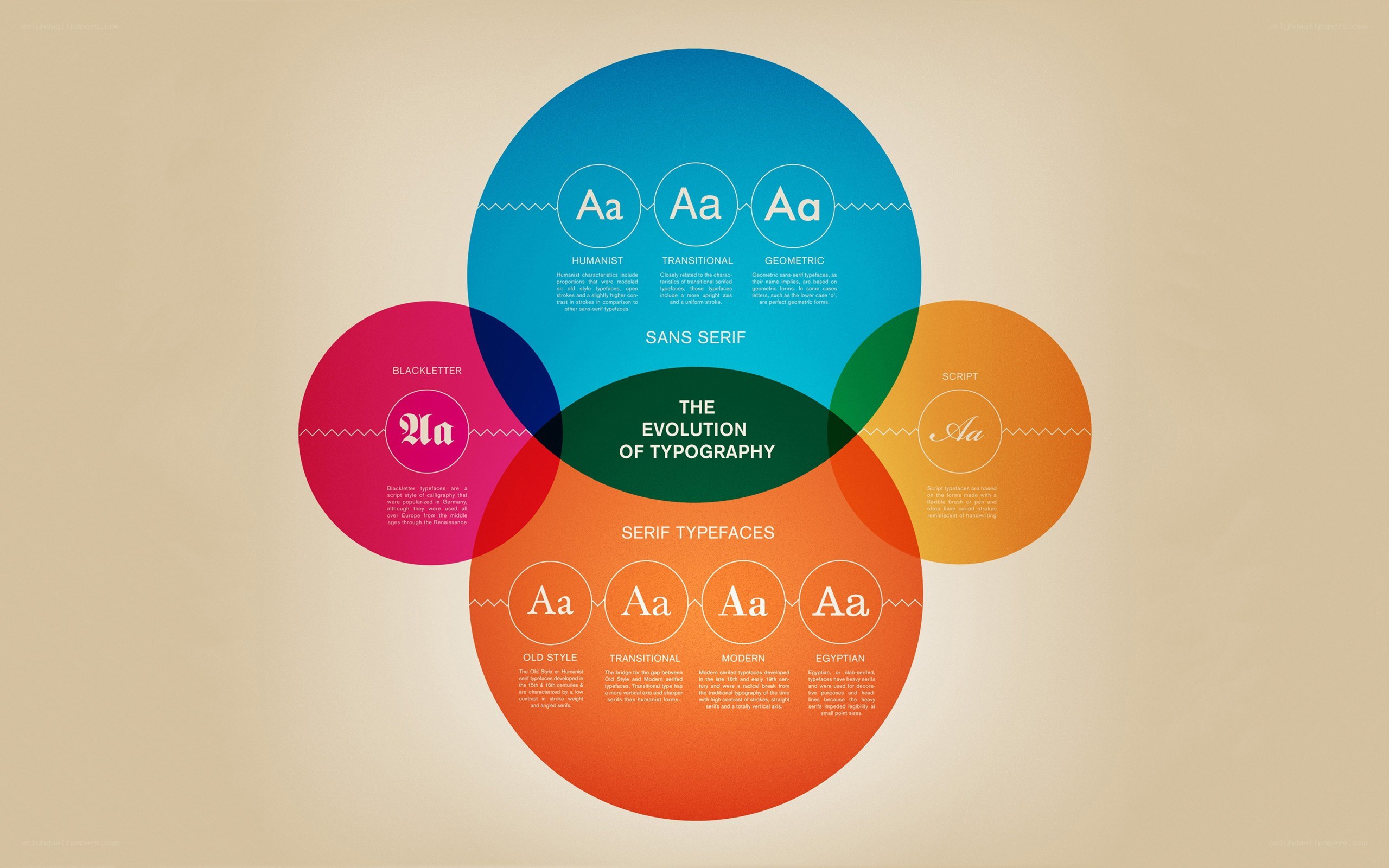 Evolution of Typography Infographic