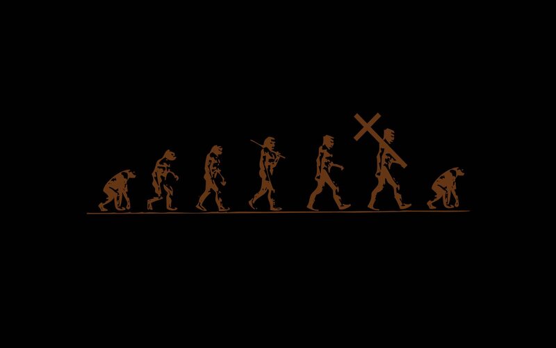evolution with a cross