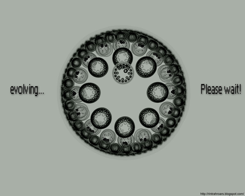 evolving circular pattern