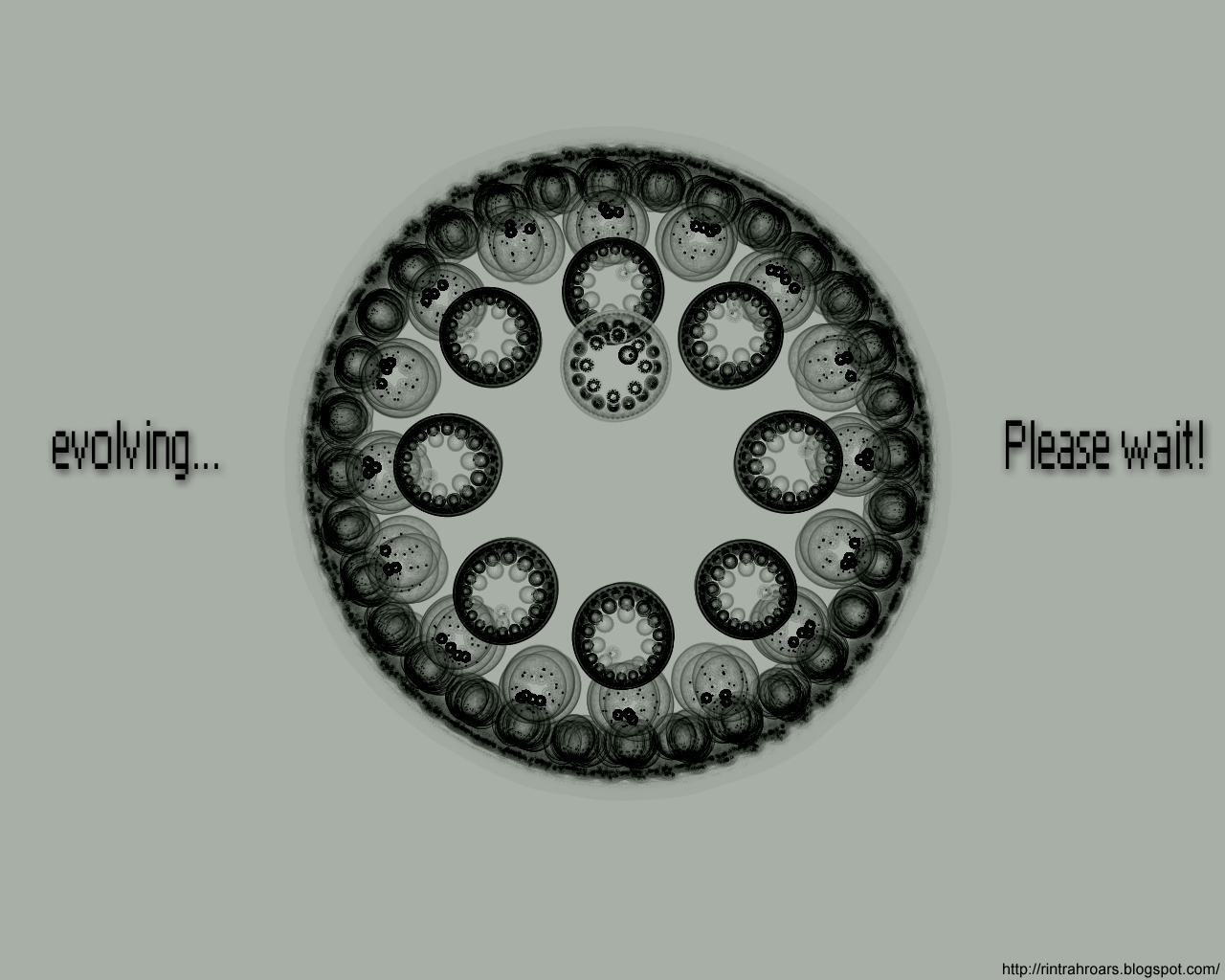 evolving circular pattern