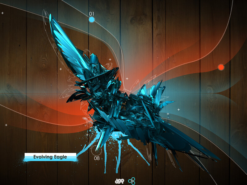 Evolving Eagle Sculpture