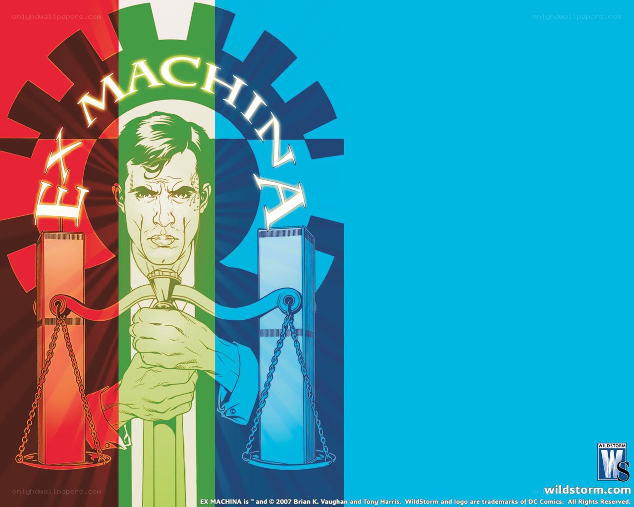 Ex Machina comic cover art