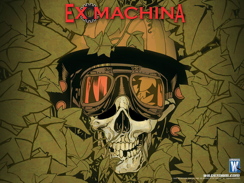 Ex Machina skull artwork