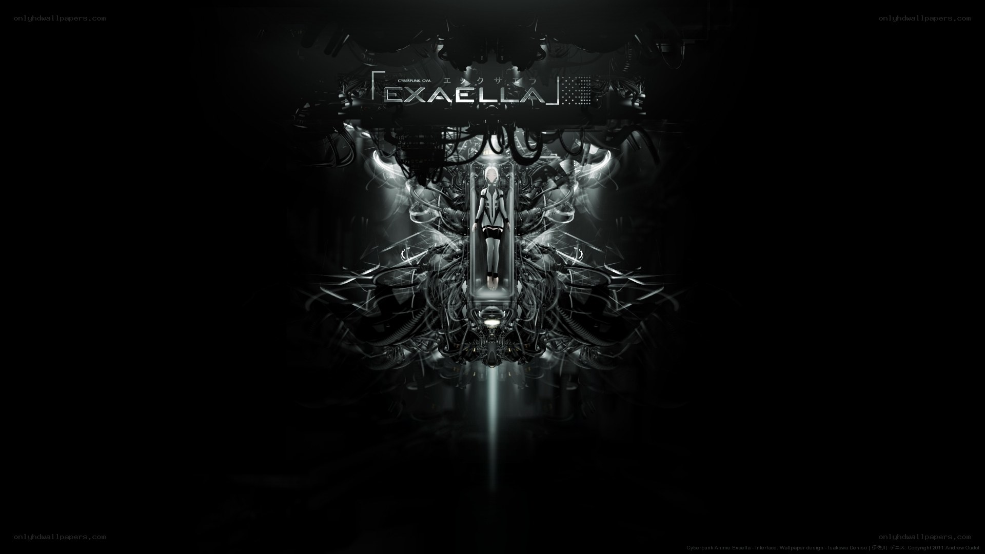 Exaella cyberpunk interface