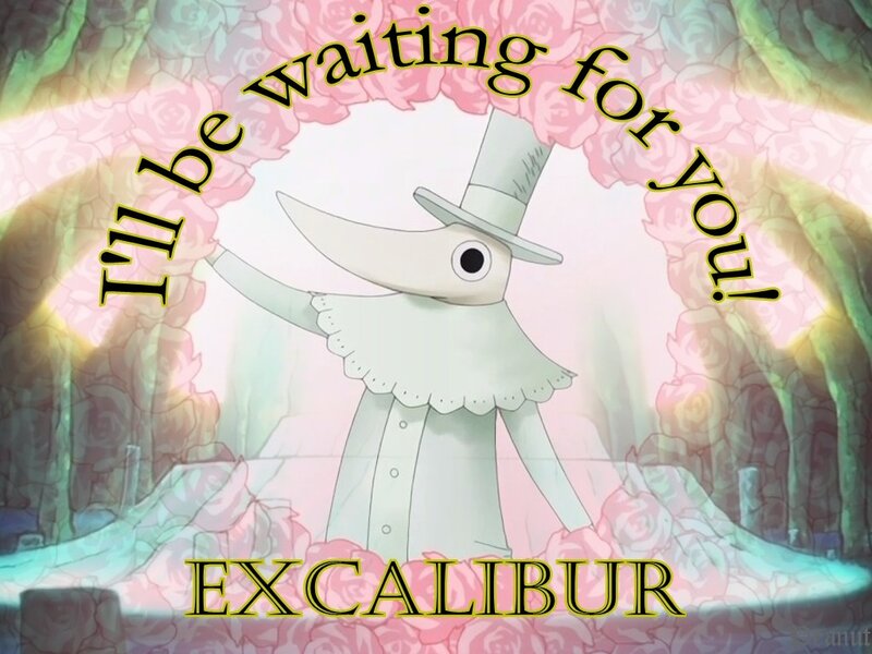 Excalibur character from anime