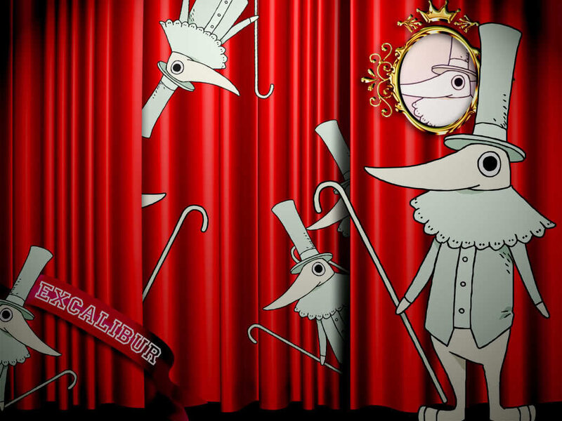 Excalibur puppet show