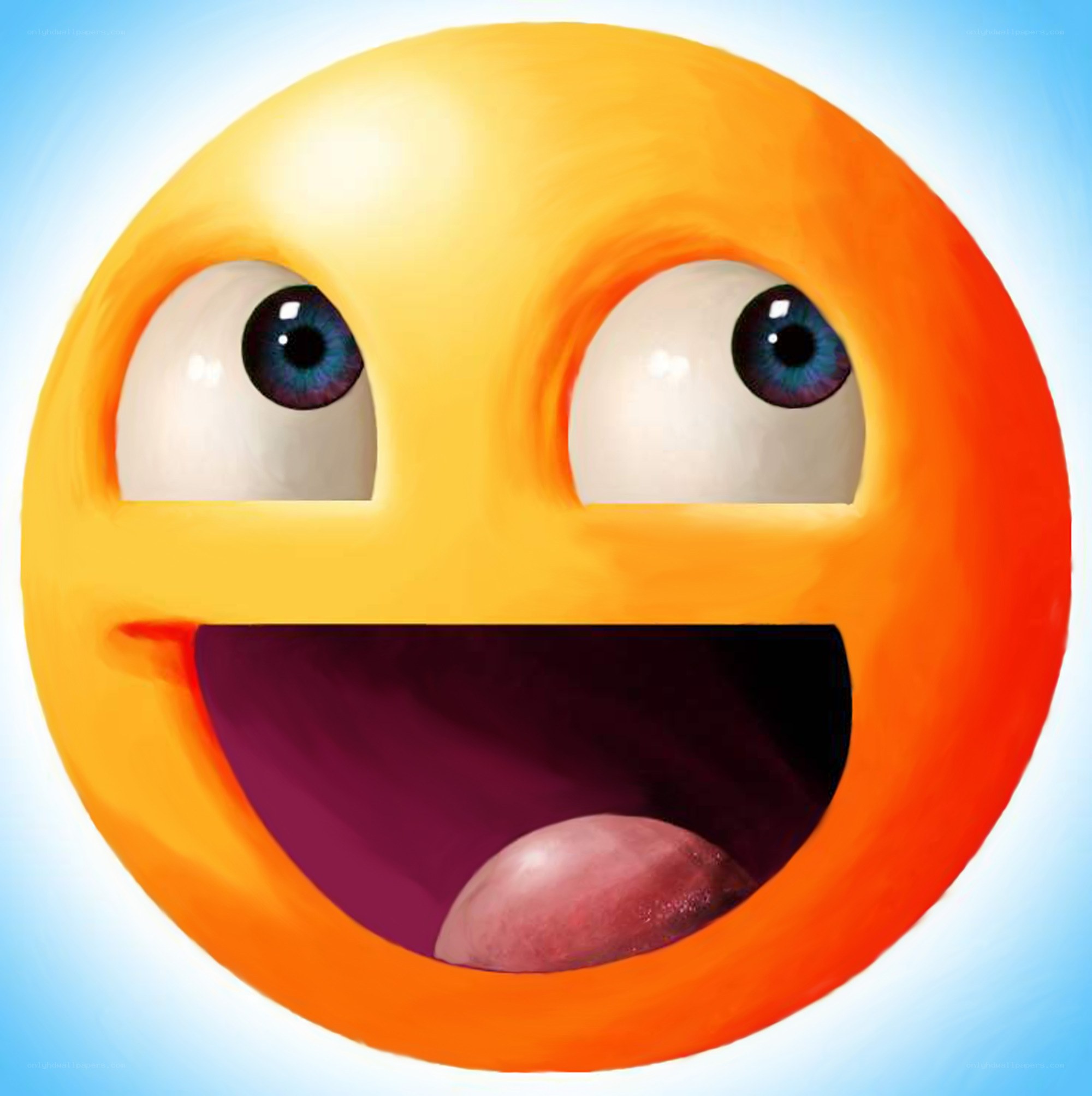 excited emoji face
