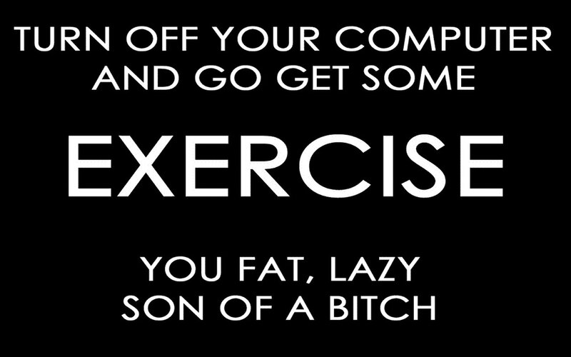 exercise motivation text