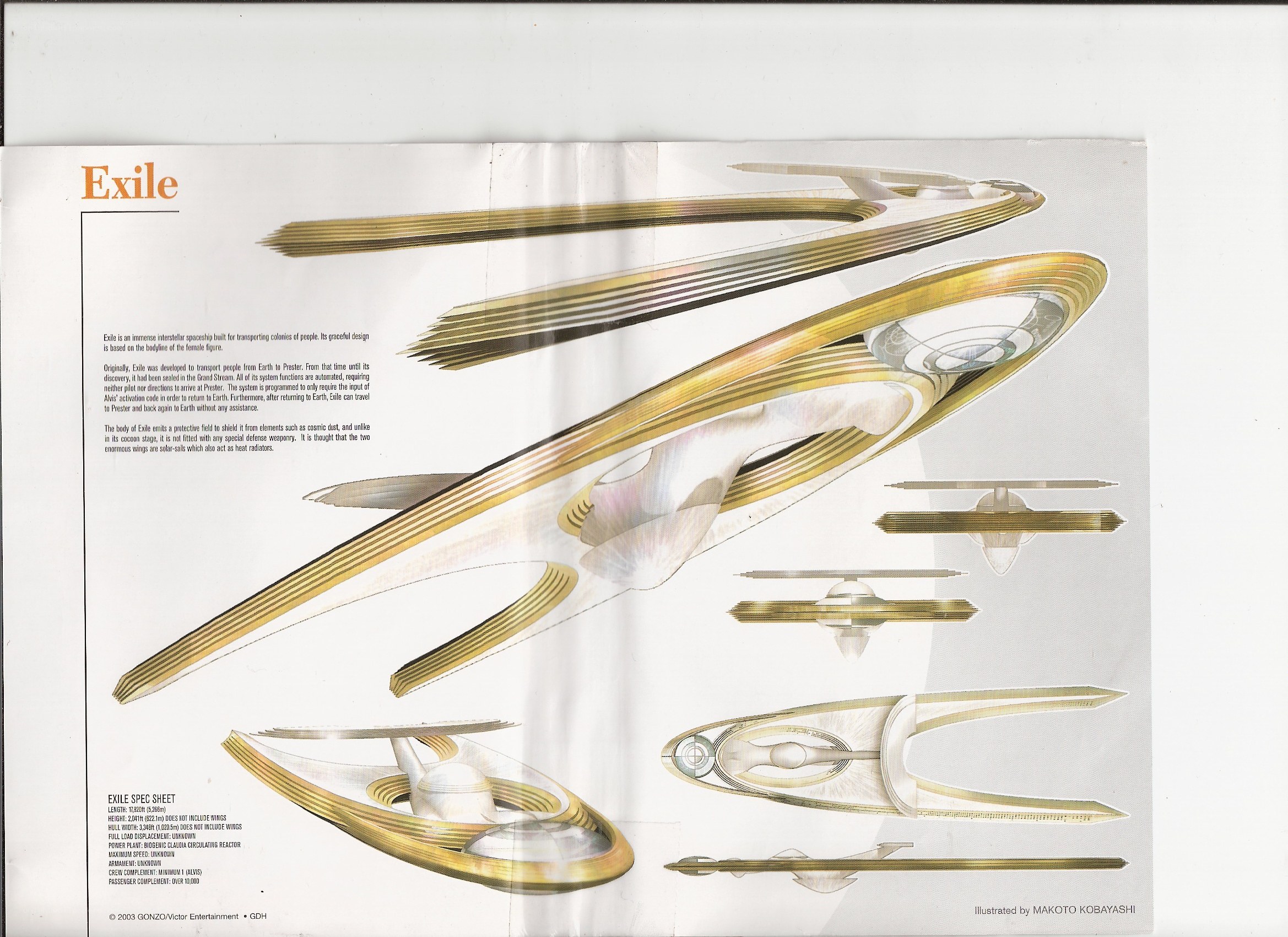 Exile spaceship concept art