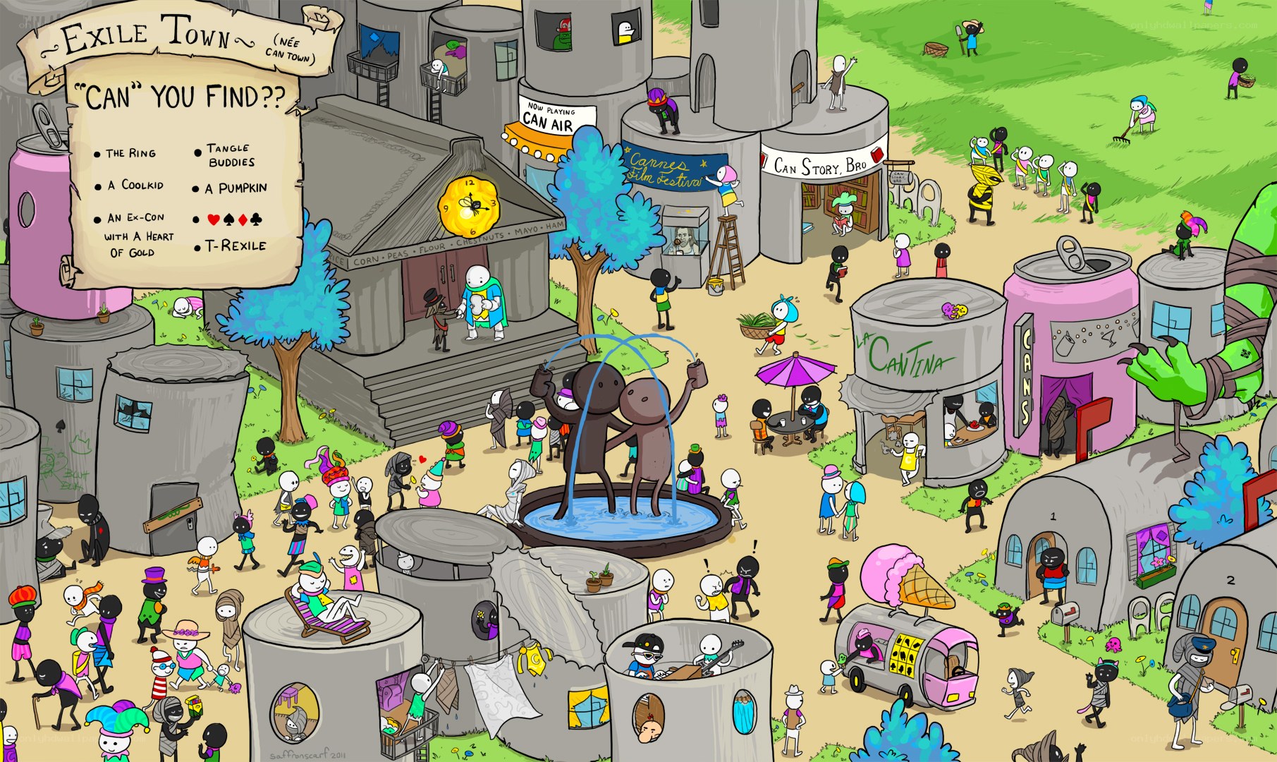 Exile Town Can You Find