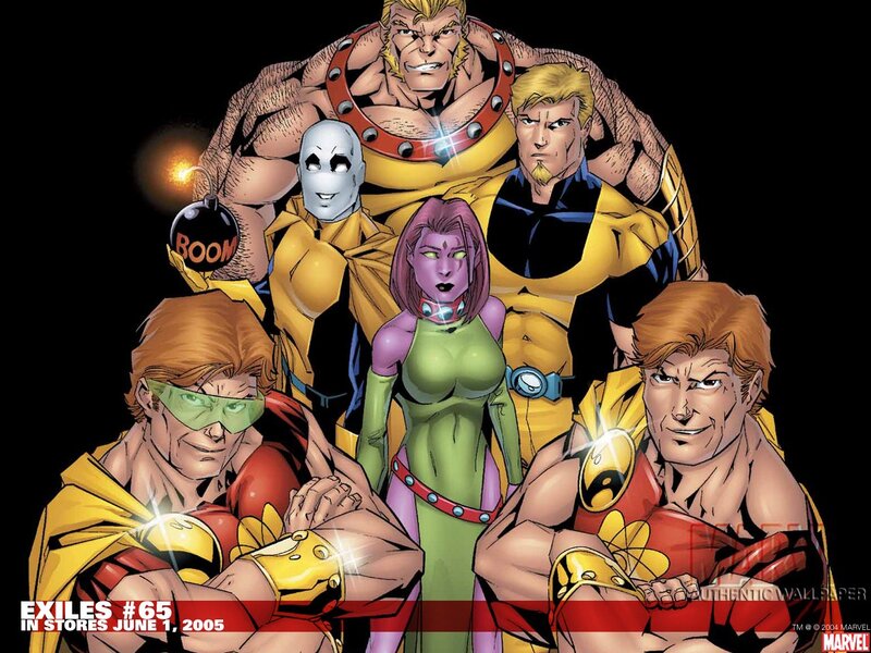 Exiles comic book cover
