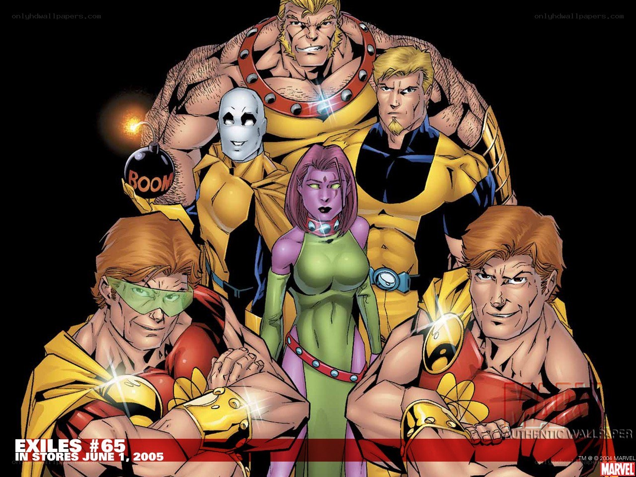 Exiles comic book cover