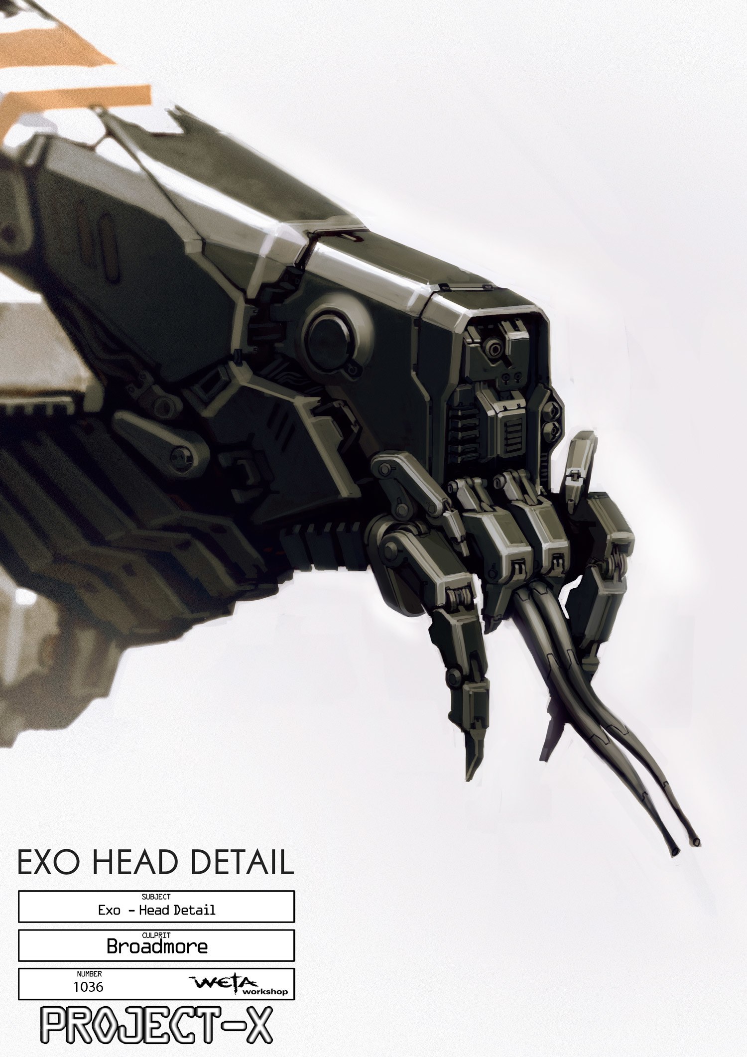 Exo Head Detail Concept Art