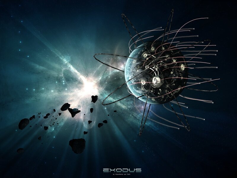 Exodus: Space Station in Nebula