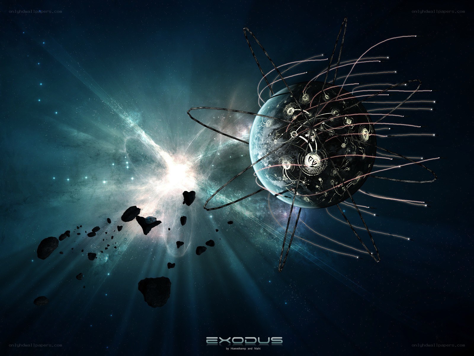 Exodus: Space Station in Nebula