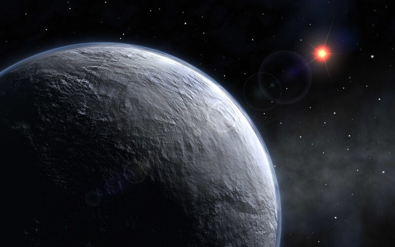 Exoplanet in deep space
