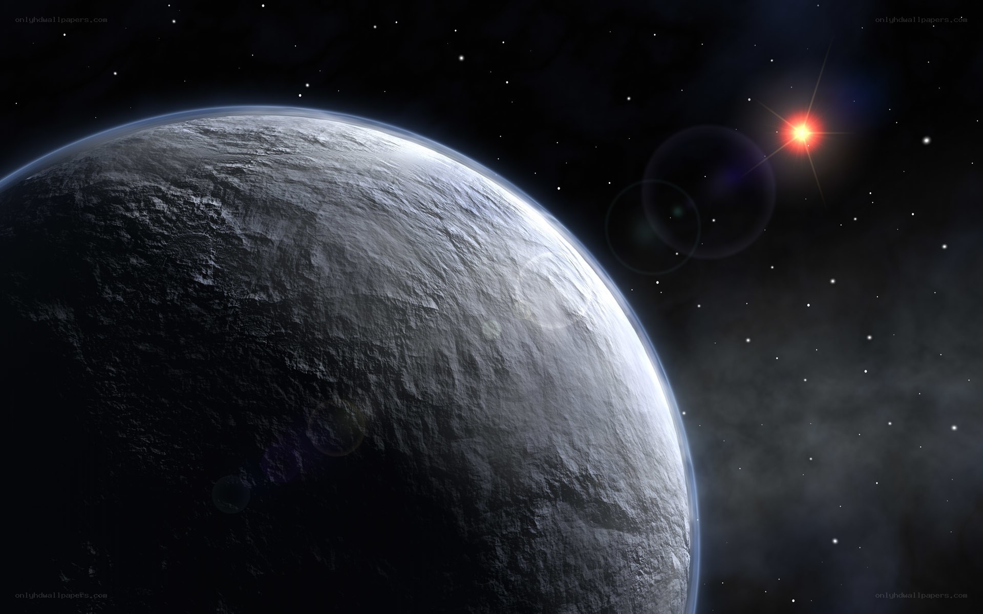 Exoplanet in deep space