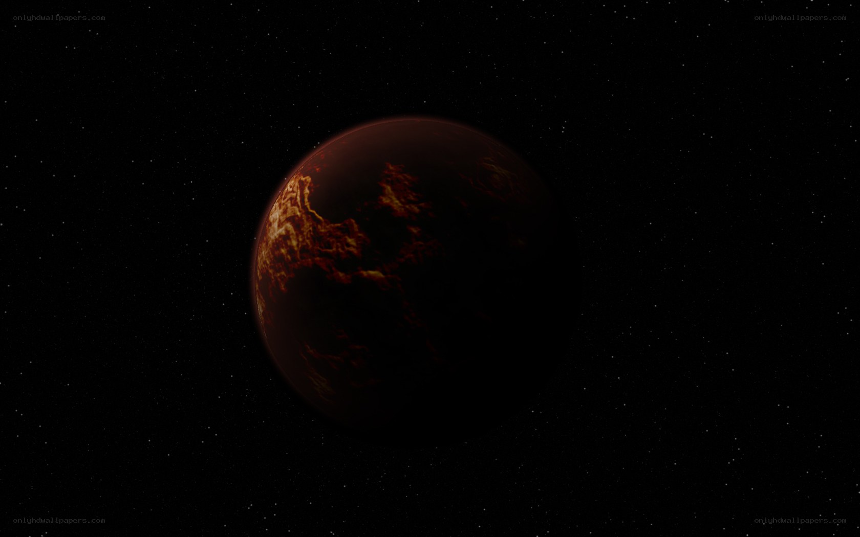 exoplanet in deep space