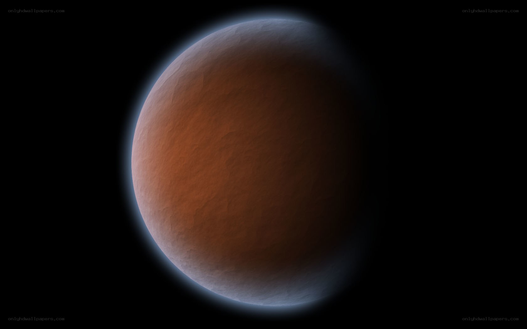 Exoplanet in deep space